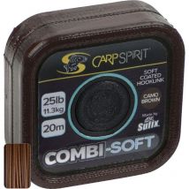 Gevlochten Onderlijn Carp Spirit Combi Soft Brown - 20m Acs640078