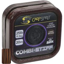 Gevlochten Onderlijn Carp Spirit Combi Stiff Brown - 20m Acs640072