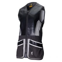 Gilet Ball Trap Homme Browning Prosport Cuir - Gris L
