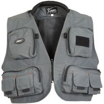 Gilet De Peche Jmc Diplomat V2 - Gris M - Pêcheur.com