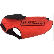 Gilet De Protection F.p Concepts Caumont Barbeles Avec Cape - Orange Fox 4l