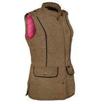 Gilet Sans Manche Femme Club Interchasse Jamie Matelassé - Tabac Xl