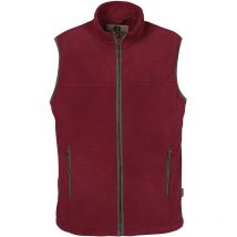Gilet Sans Manche Homme Idaho Scotland Polaire - Bordeaux L