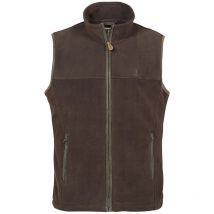 Gilet Sans Manche Homme Idaho Scotland Polaire - Marron L