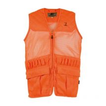 Gilet Sans Manche Homme Percussion Filet Savane - Orange M