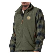 Gilet Senza Maniche Uomo Bartavel Flam Truite Micropolaire - Kaki Giletmicropolairesansmanchesflamkaki-v7-xxl
