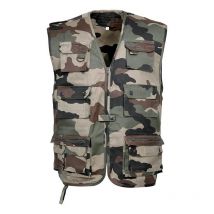 Gilet Senza Manico Uomo Idaho Reporter Argile/vert Reversibile 1203-ce-(a)-m