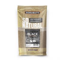 Groundbait Sonubaits So Natural Groundbait Black S1780001
