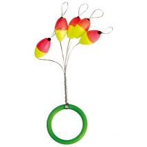 Guide Fil Autain Indicateur Fluo Oval Bicolore - Par 5 No 3 - Pêcheur.com