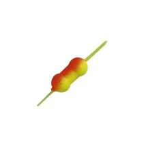 Guide Fil Fiquet Double Rouge-jaune - Par 10 Antenne Plastique - Pêcheur.com