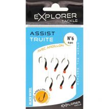 Haken Explorer Tackle Assist Truite - 6er Pack Exatra6