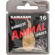 Haken Kamasan Animal Spade Barbless G2688