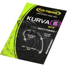 Hamecon Carpe Fun Fishing Kurva Serie - Par 10 530706 - Pour Pêche de la Carpe - Pêcheur.com