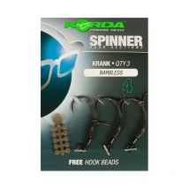 Hamecon Carpe Korda Spinner Hook Sections Krank No4 / Sans Ardillon