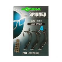 Hamecon Carpe Korda Spinner Hook Sections Kurv No4 / Avec Ardillon - Pour Pêche de la Carpe - Pêcheur.com