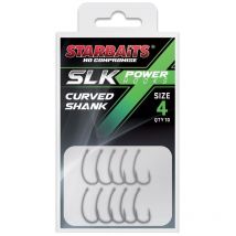 Hamecon Carpe Starbaits Power Hook Ptfe Coated Curved Shank - Par 10 No4