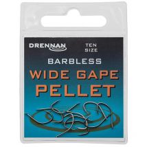 Hameçon Drennan Barbless Wide Gape Pellet No14 - Pour Pêche au Coup - Pêcheur.com