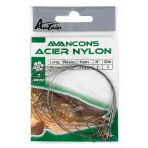 Hamecon Monte Double Ryder Autain Acier Nylon 30cm - Par 3 No 2