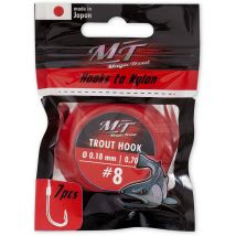 Hamecon Monte Magic Trout Trout Hook - Par 7 No8 - 70cm - Pêcheur.com
