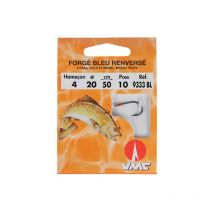 Hamecon Monte Truite Vmc Forge Bleu Renverse A Cran - Par 10 No 8 - 18/100 - Pêcheur.com