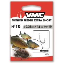 Hameçon Monté Vmc Method Feeder Extra Short No10 - Pour Pêche au Coup - Pêcheur.com