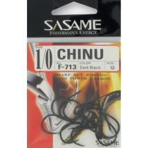 Hamecon Sasame Chinu Dark Black Hook No1/0