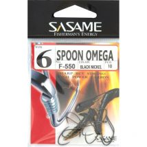 Hameçon Simple Sasame Spoon Omega Black Nickel No6 - Pêcheur.com