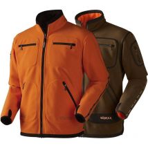 Heren Fleece Harkila Kamko Omkeerbaar - Groen/oranje 1025001530013