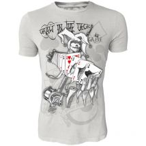 Heren T-shirt Korte Mouwen Hot Spot Design Big Game-draw In The Deck - Grijs Ts-pk01003s05