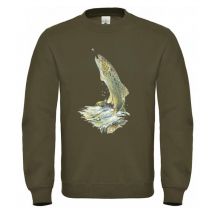 Herren Sweatshirt Bartavel Truite - Kaki Sweat580kaki-xxl