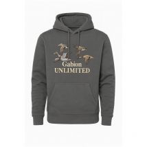 Herren Sweatshirt Gabion Unlimited Pose Brodé - Gris Gswposbroblc00s