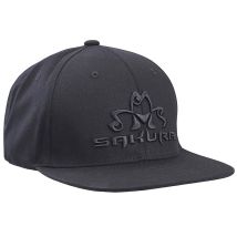 Herrenkappe Sakura Flat Visor - Schwarz Sapcp2005bl