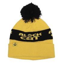 Herrenmütze Black Cat Yellow Bobble Hat - Gelb/schwarz Bo500125