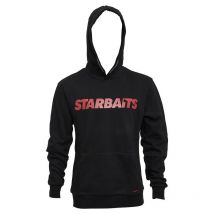 Herrensweatshirt Starbaits Hoodie Black & Red 18039
