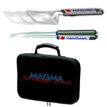 Jeu De 2 Ustensiles Extensibles Magma Inox Pour Barbecue + 1 Sacoche 2 Ustensiles Barbecue + Sacoche