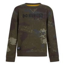 Junior-sweatshirt Navitas Identity Camo Kids Sweatshirt Ntkc4507-7/8
