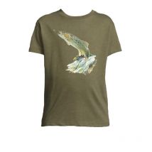 Junior Tee Shirt Bartavel Truite - Kaki Tshirtkakit580-6ans