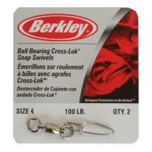 Karabinerwirbel Berkley Mc Mahon Ball Bearing Swivels Nickel 1280541