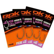 Karpfenhaken Rok Fishing Full Curve Barbless Rok/041364