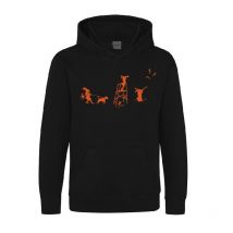 Kids' Sweatshirt Bartavel Theme Chasse T1168 Sweatacapucheenfantthemechassenoir-t1168-8