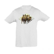 Kind Bartavel Theme Chasse T502 Tee-shirtnatureenfantthemechasseblanc-t502-10