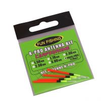 Kit Antenne Fun Fishing Paste - Par 4 44619976 - Pour Pêche au Coup - Pêcheur.com