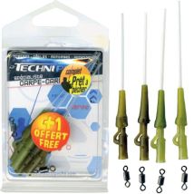 Kit Anti-angle Autoferrant Technipêche Stop Run Specialist Cristal - Par 4 25cm - Pour Pêche de la Carpe - Pêcheur.com