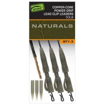 Kit Clip Blei Fox Edges Naturals Copper Core Lead Clip Leaders Cac903