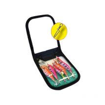 Kit De 5 Jibioneras Clee Squid Master Egi Stocker Glow Kit3