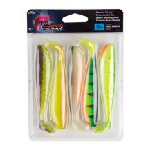 Kit Gummiköder Fox Rage Zander Pro Shad Mixed Colour Pack Nmc030