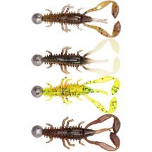 Kit Leurres Souples Armés Fox Rage Ultra Uv Micro Critter Mixed Colour Loaded Lure Pack Nmc055 - Pêcheur.com