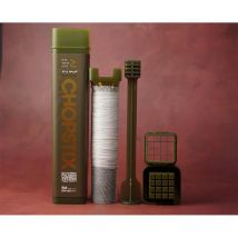 Kit Rede Solúvel C/ Cortador One More Cast Chopstix Bait Chopping Fade Pva Mesh System Avec Cutter Omccx