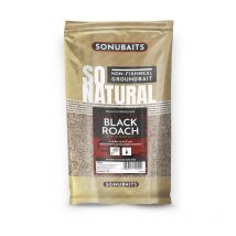 Köder Sonubaits So Natural Groundbait Black Roach S1780013