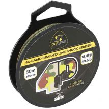 Kopf Der Leine Carp Spirit 4d Camo Braided Line Shock Leader - 50m Acs640099